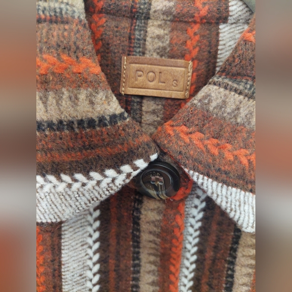 NWOT POL Striped Jacket Oversized Small - Picture 2 of 7